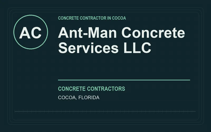 Ant-Man Concrete Services LLC in Cocoa, Florida