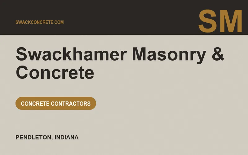 Swackhamer Masonry & Concrete in Pendleton, Indiana