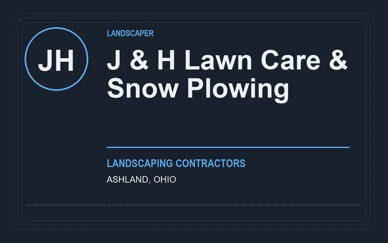 J & H Lawn Care & Snow Plowing in Ashland, Ohio