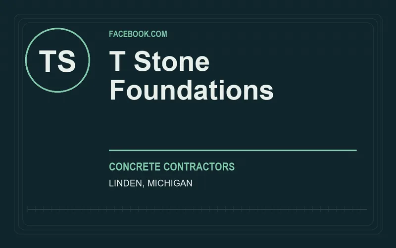 T Stone Foundations in Linden, Michigan