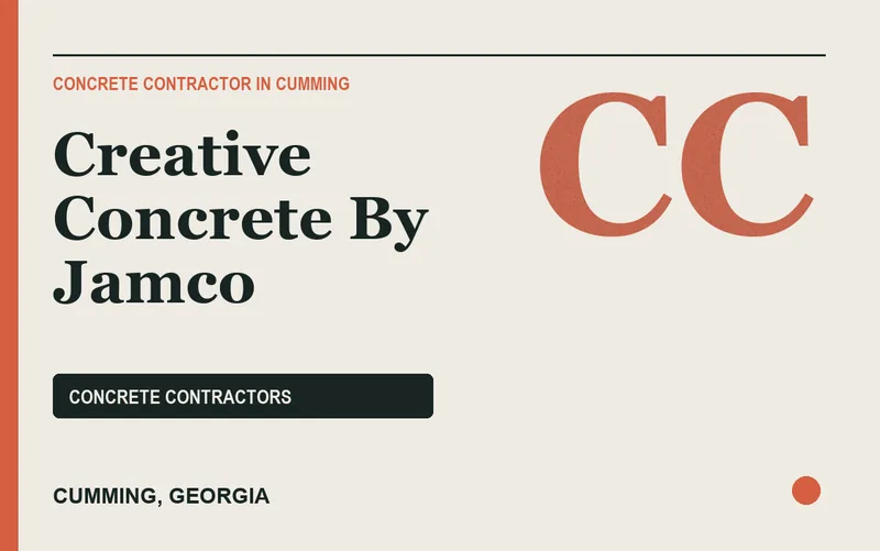 Creative Concrete By Jamco in Cumming, Georgia