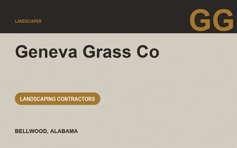 Geneva Grass Co in Bellwood, Alabama