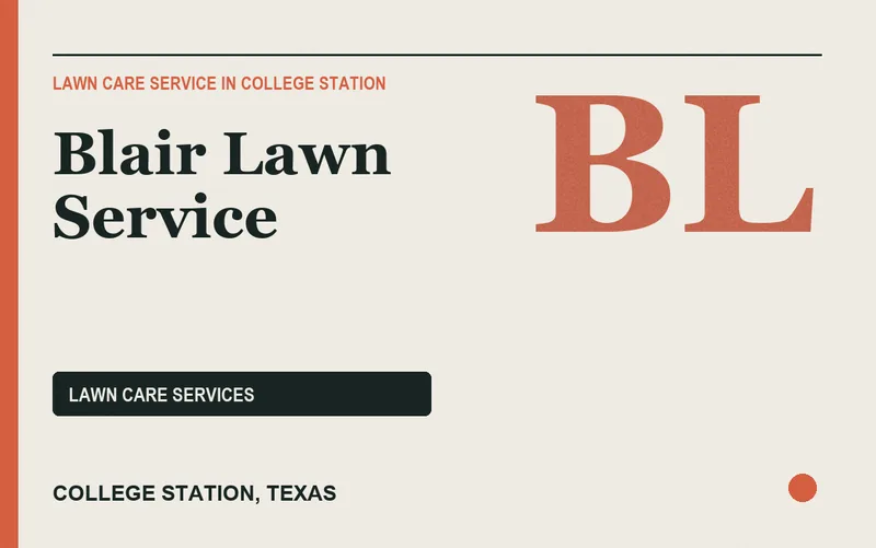 Blair Lawn Service in College Station, Texas