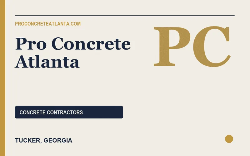 Pro Concrete Atlanta in Tucker, Georgia