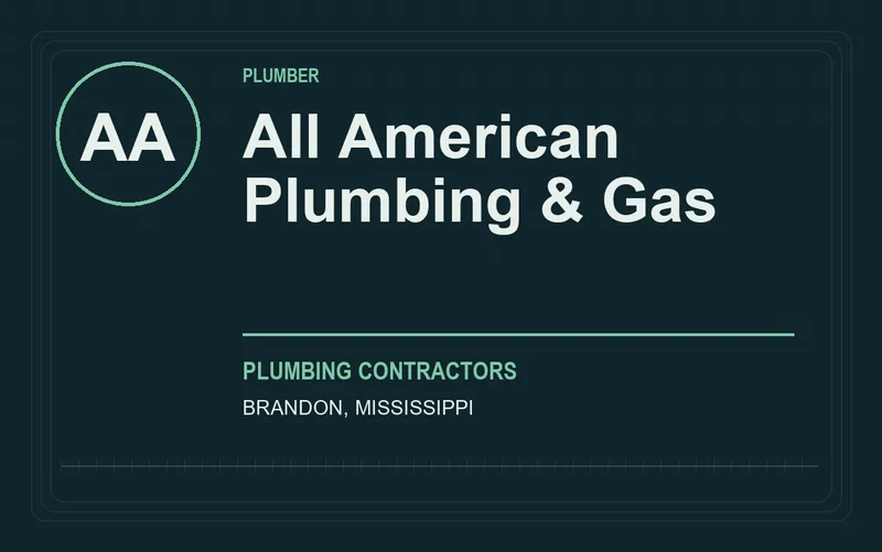 All American Plumbing & Gas in Brandon, Mississippi