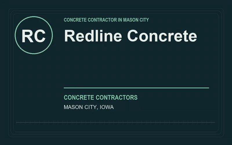 Redline Concrete in Mason City, Iowa