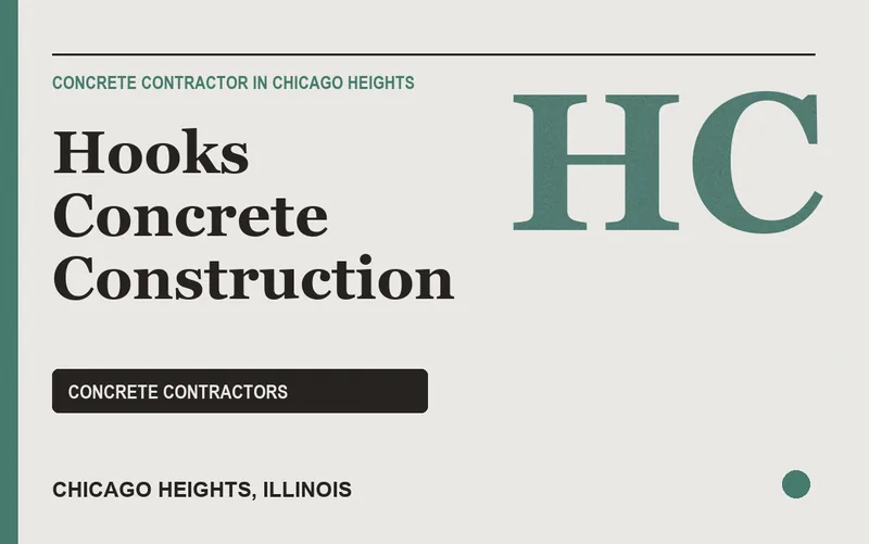 Hooks Concrete Construction in Chicago Heights, Illinois
