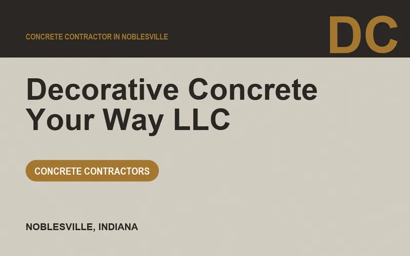 Decorative Concrete Your Way llc in Noblesville, Indiana