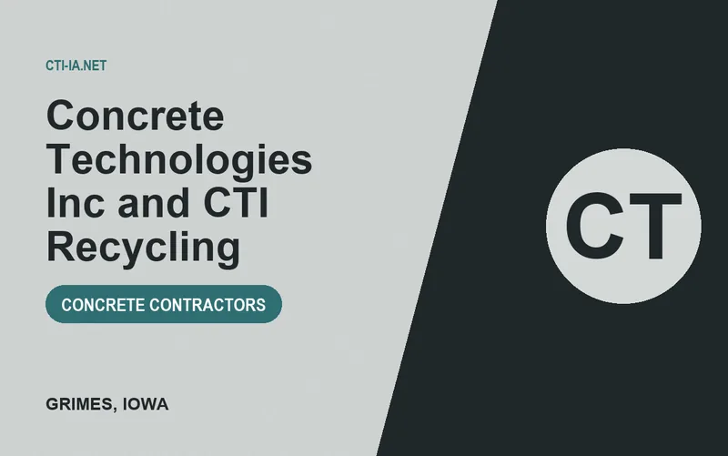 Concrete Technologies Inc and CTI Recycling in Grimes, Iowa
