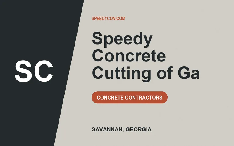 Speedy Concrete Cutting of Ga in Savannah, Georgia