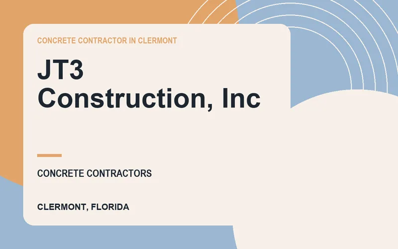 JT3 Construction, Inc in Clermont, Florida