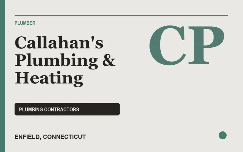 Callahan's Plumbing & Heating in Enfield, Connecticut