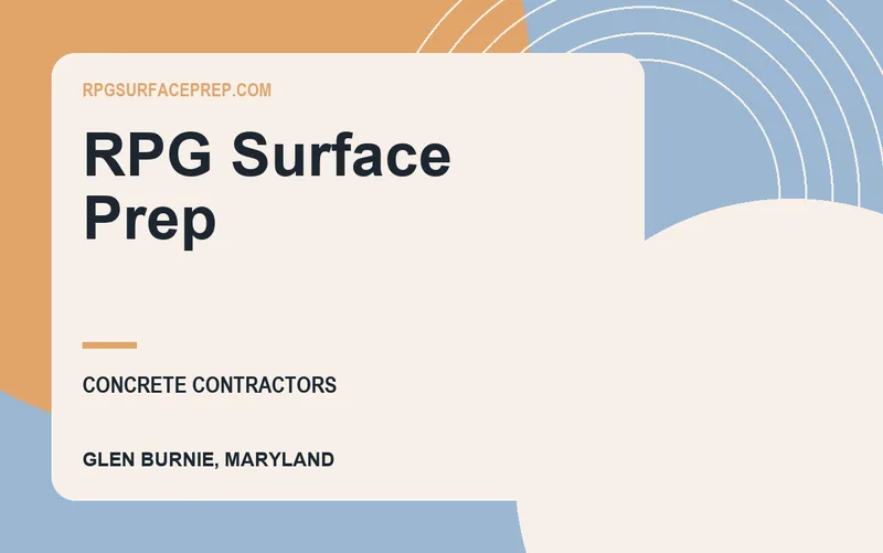 RPG Surface Prep in Glen Burnie, Maryland