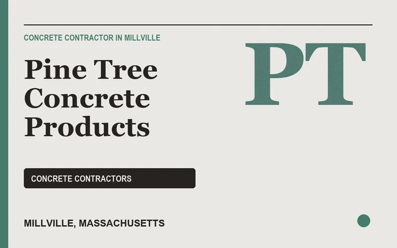 Pine Tree Concrete Products in Millville, Massachusetts