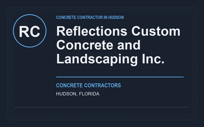 Reflections Custom Concrete and Landscaping Inc. in Hudson, Florida