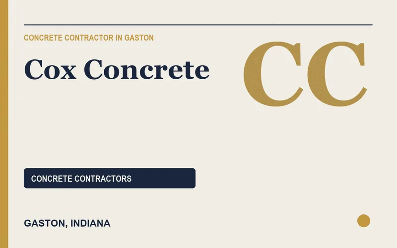 Cox Concrete in Gaston, Indiana