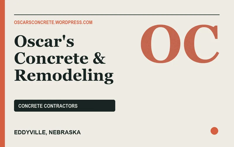 Oscar's Concrete & Remodeling in Eddyville, Nebraska