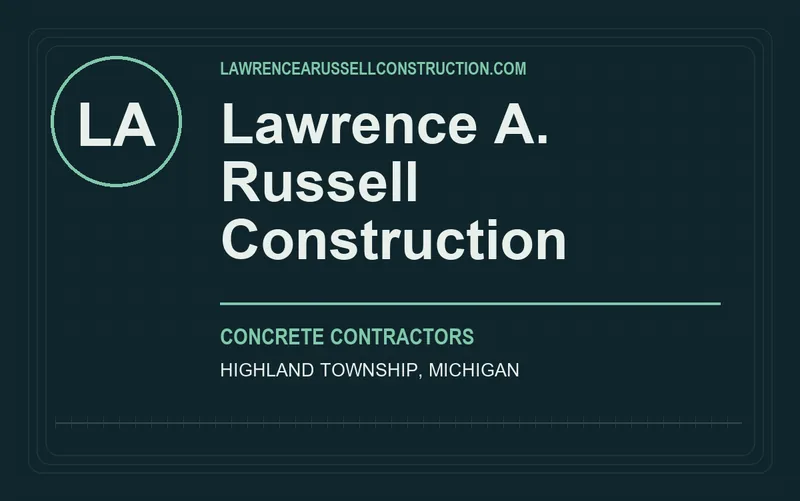 Lawrence A. Russell Construction in Highland Township, Michigan