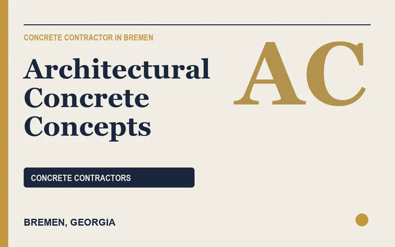 Architectural Concrete Concepts in Bremen, Georgia