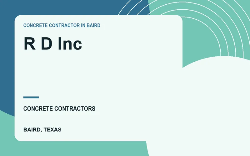 R D Inc in Baird, Texas