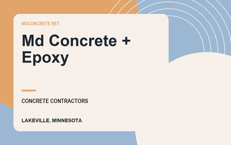 Md Concrete + Epoxy in Lakeville, Minnesota