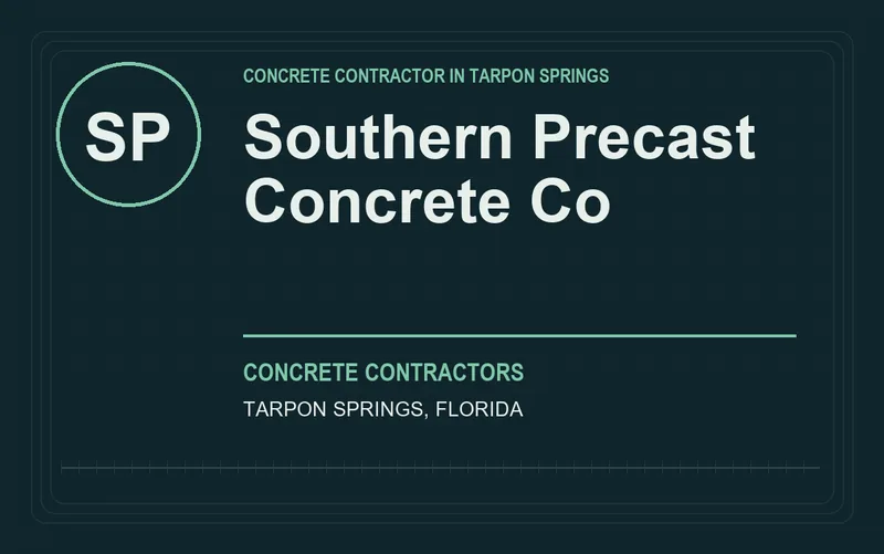 Southern Precast Concrete Co in Tarpon Springs, Florida