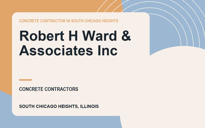 Robert H Ward & Associates Inc in South Chicago Heights, Illinois