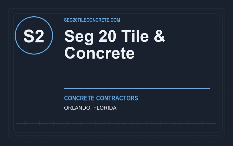 Seg 20 Tile & Concrete in Orlando, Florida