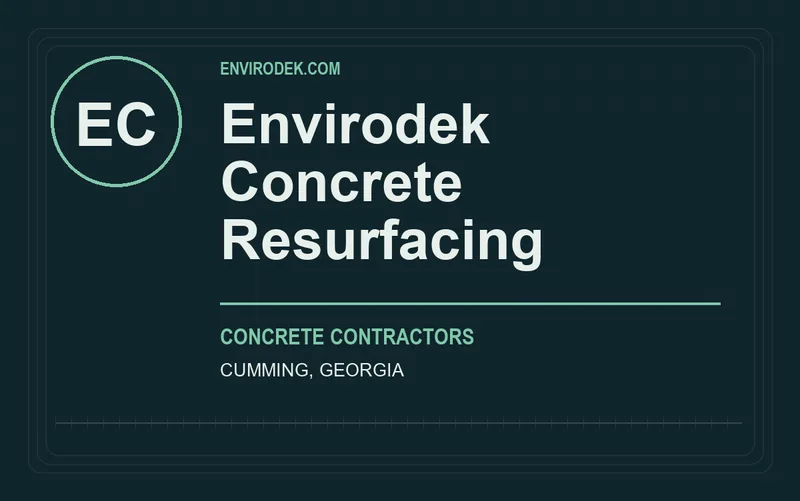 Envirodek Concrete Resurfacing in Cumming, Georgia