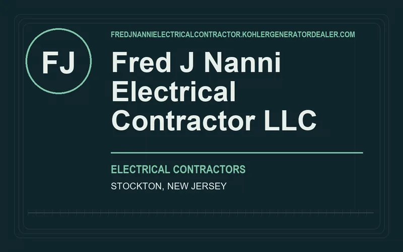 Fred J Nanni Electrical Contractor LLC in Stockton, New Jersey