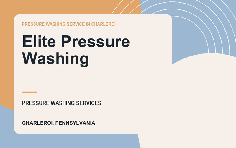 Elite Pressure Washing in Charleroi, Pennsylvania
