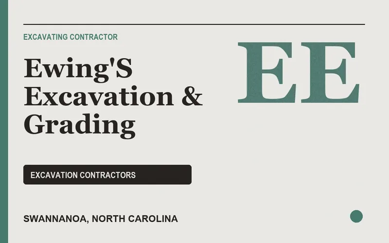 EWING'S EXCAVATION & GRADING in Swannanoa, North Carolina