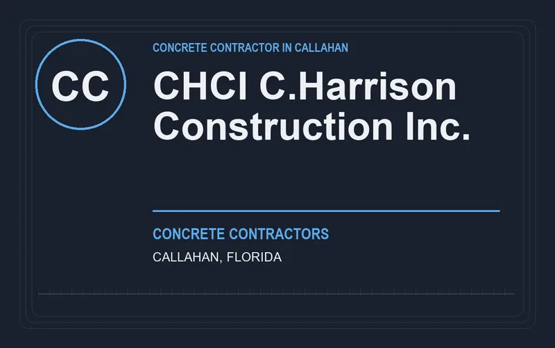 CHCI C.Harrison Construction Inc. in Callahan, Florida