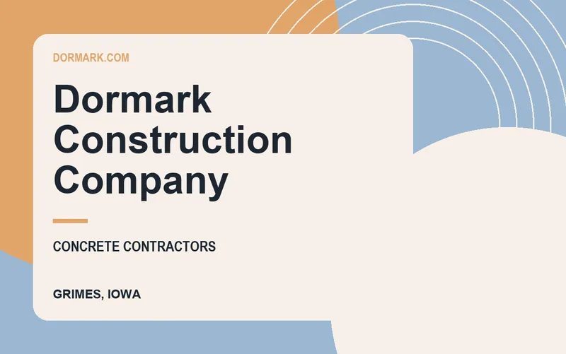 Dormark Construction Company in Grimes, Iowa
