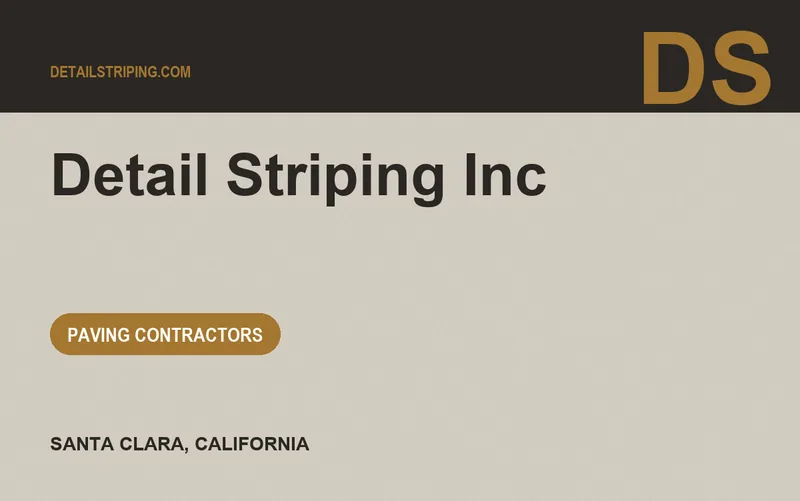 Detail Striping Inc in Santa Clara, California