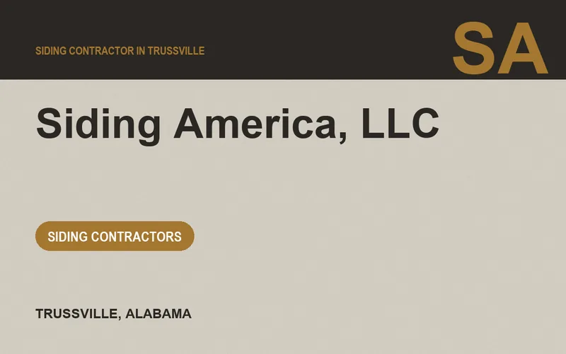 Siding America, LLC in Trussville, Alabama