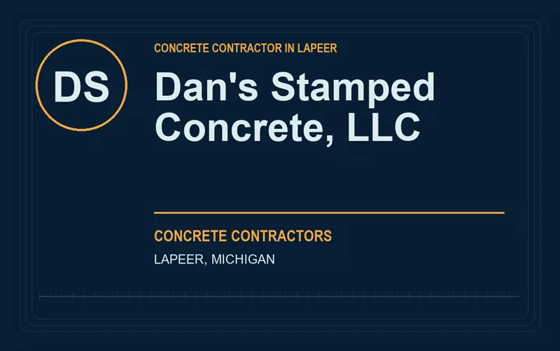 Dan's Stamped Concrete, LLC in Lapeer, Michigan