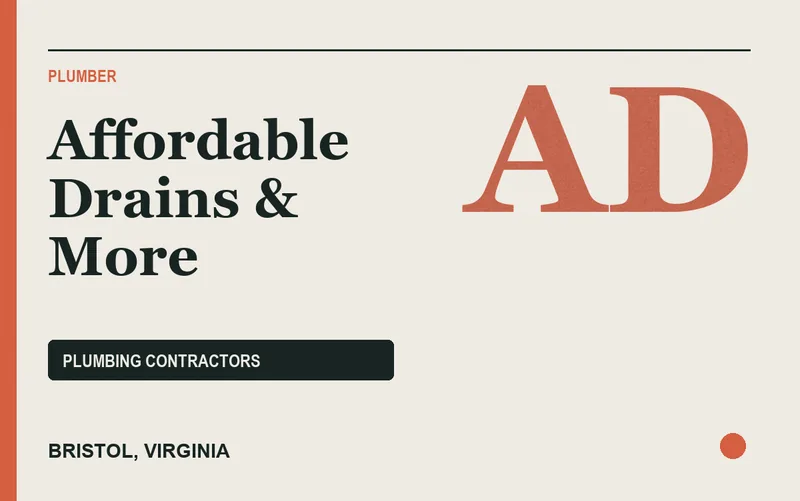 Affordable Drains & More in Bristol, Virginia