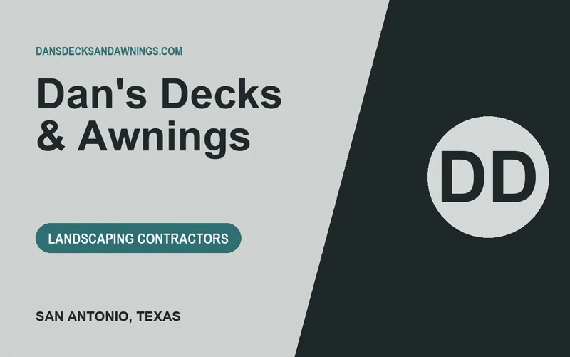 Dan's Decks & Awnings in San Antonio, Texas