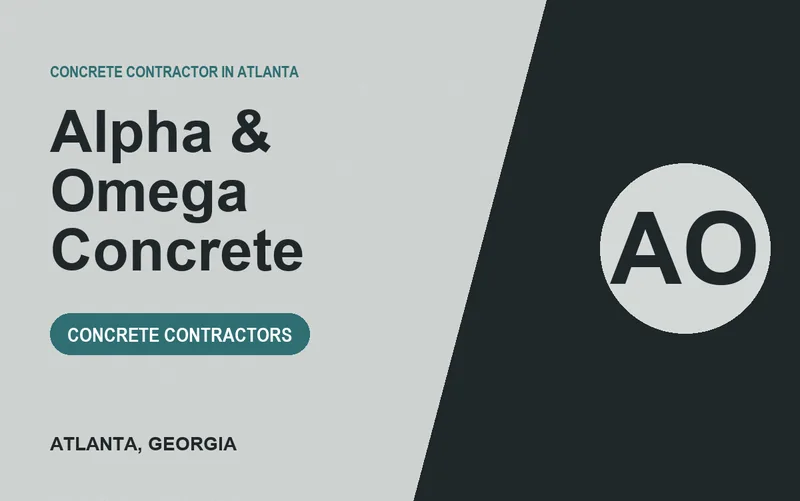 Alpha & Omega Concrete in Atlanta, Georgia