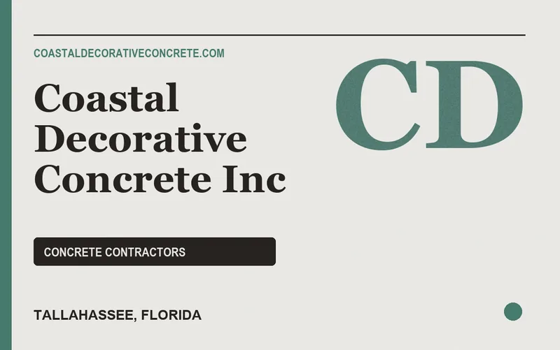 Coastal Decorative Concrete Inc in Tallahassee, Florida
