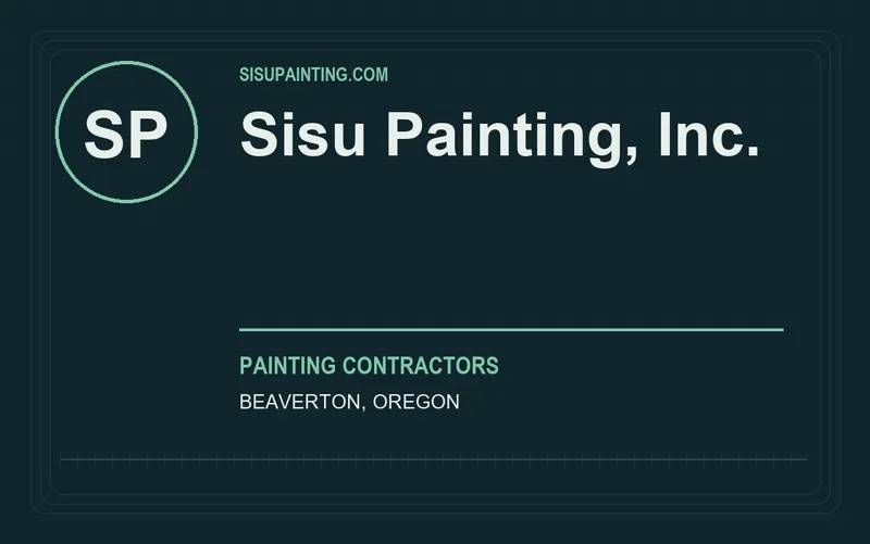 Sisu Painting, Inc. in Beaverton, Oregon