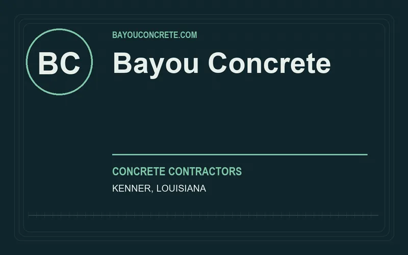 Bayou Concrete in Kenner, Louisiana