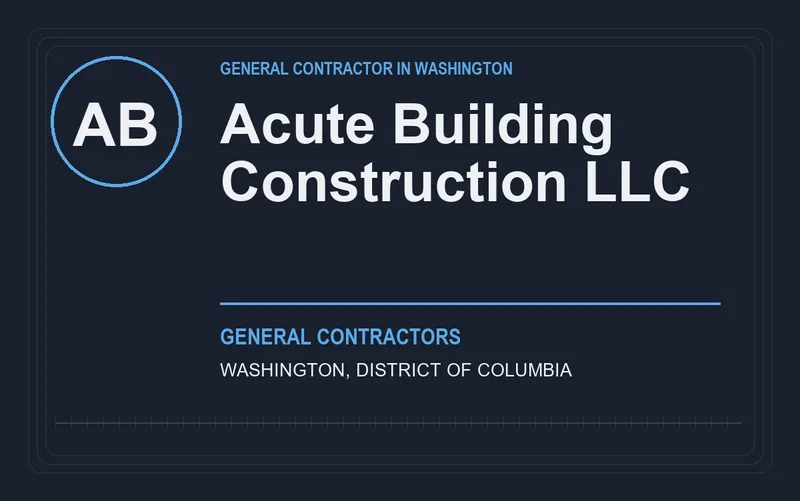 Acute Building Construction LLC in Washington, District of Columbia