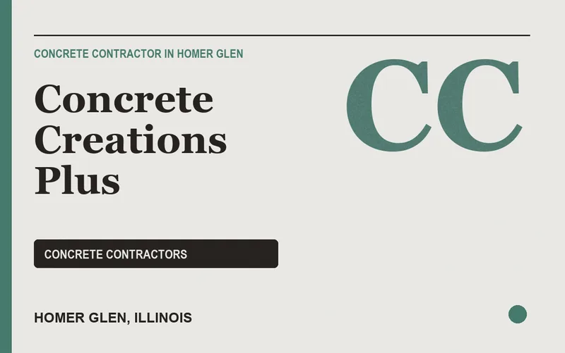 Concrete Creations Plus in Homer Glen, Illinois