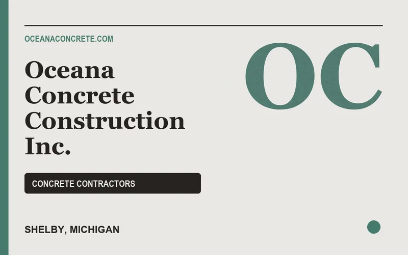 Oceana Concrete Construction Inc. in Shelby, Michigan