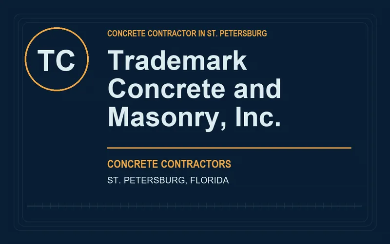 Trademark Concrete and Masonry, Inc. in St. Petersburg, Florida
