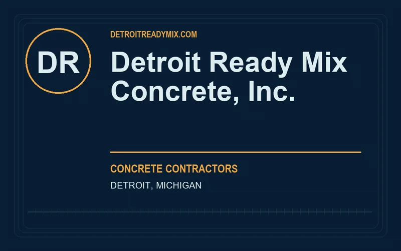 Detroit Ready Mix Concrete, Inc. in Detroit, Michigan