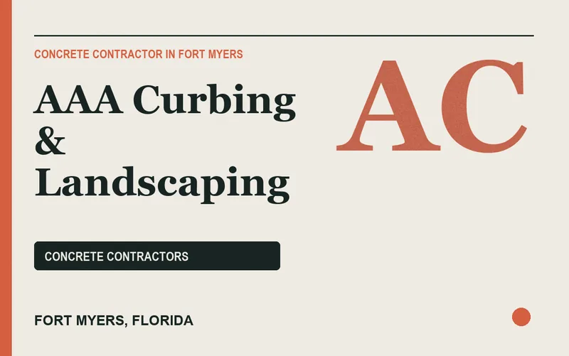 AAA Curbing & Landscaping in Fort Myers, Florida