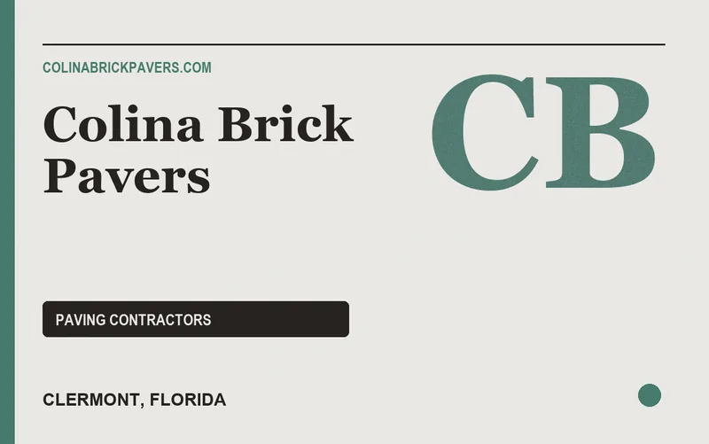 Colina Brick Pavers in Clermont, Florida